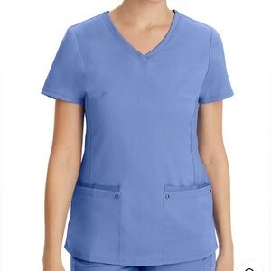 Healing Hands Juliet Top in Ceil Blue